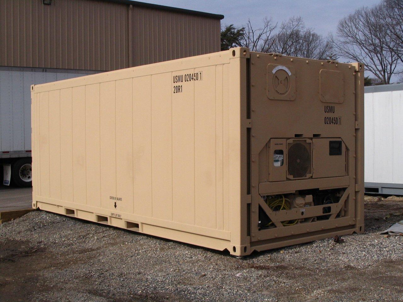 20’ x 8’ Refrigerated ISO Container - Large Field Refrigeration System (LFRS)