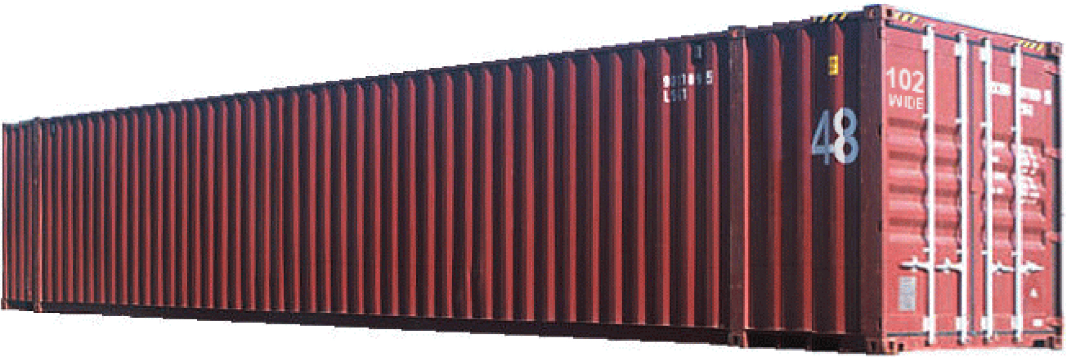 48’ x 9’6” x 102” Dry Freight Container